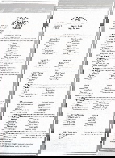 15 Pc Shop Ticket Holder: Clear